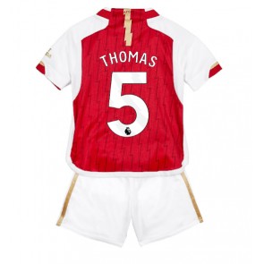Arsenal Thomas Partey #5 Dětské Domácí dres komplet 2023-24 Krátký Rukáv (+ trenýrky)
